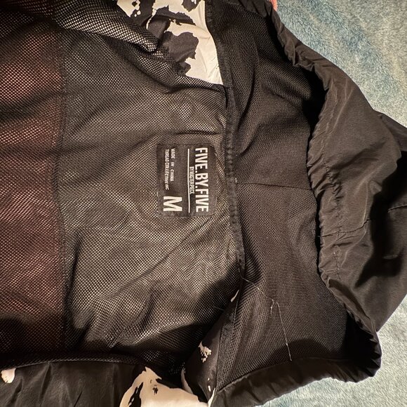 Five By Five by Masterpiece Windbreaker Hoodie Jacket Size M - Picture 5 of 9